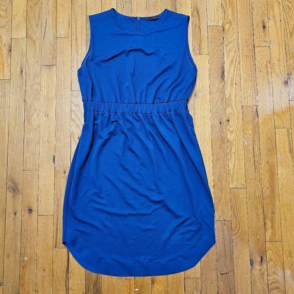 COS Blue Sheath Mini Dress Medium